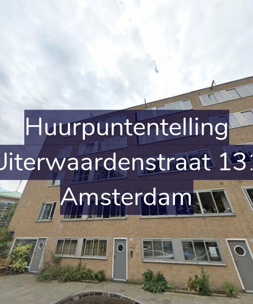 Foto gevel Huurpuntentelling voor Uiterwaardenstraat 131, Amsterdam
