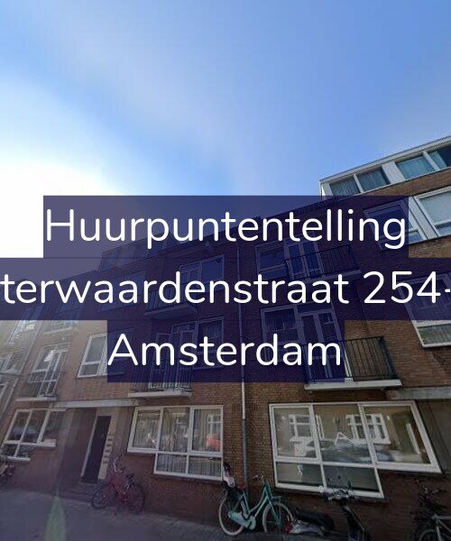 Foto gevel Huurpuntentelling voor Uiterwaardenstraat 254-H, Amsterdam