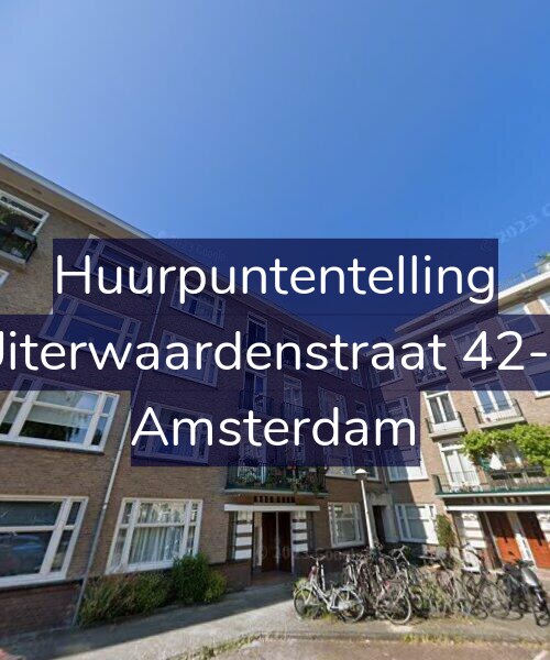 Foto gevel Huurpuntentelling voor Uiterwaardenstraat 42-2, Amsterdam