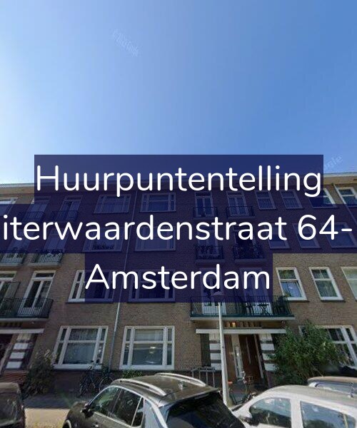 Foto gevel Huurpuntentelling voor Uiterwaardenstraat 64-H, Amsterdam