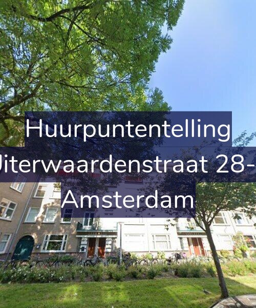 Foto gevel Huurpuntentelling voor Uiterwaardenstraat 28-2, Amsterdam