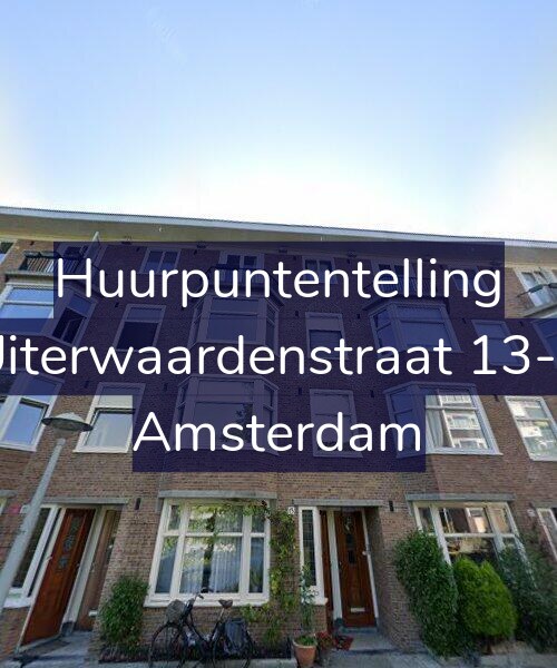 Foto gevel Huurpuntentelling voor Uiterwaardenstraat 13-1, Amsterdam