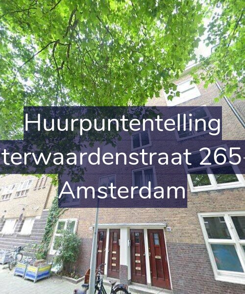 Foto gevel Huurpuntentelling voor Uiterwaardenstraat 265-2, Amsterdam