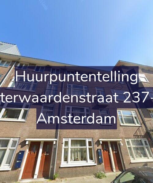 Foto gevel Huurpuntentelling voor Uiterwaardenstraat 237-H, Amsterdam