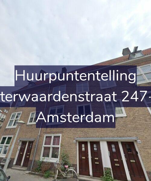 Foto gevel Huurpuntentelling voor Uiterwaardenstraat 247-H, Amsterdam