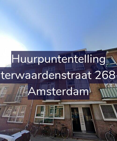 Foto gevel Huurpuntentelling voor Uiterwaardenstraat 268-1, Amsterdam
