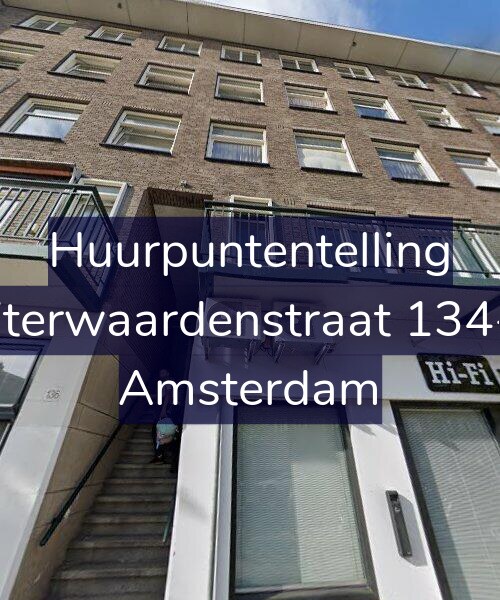 Foto gevel Huurpuntentelling voor Uiterwaardenstraat 134-1, Amsterdam