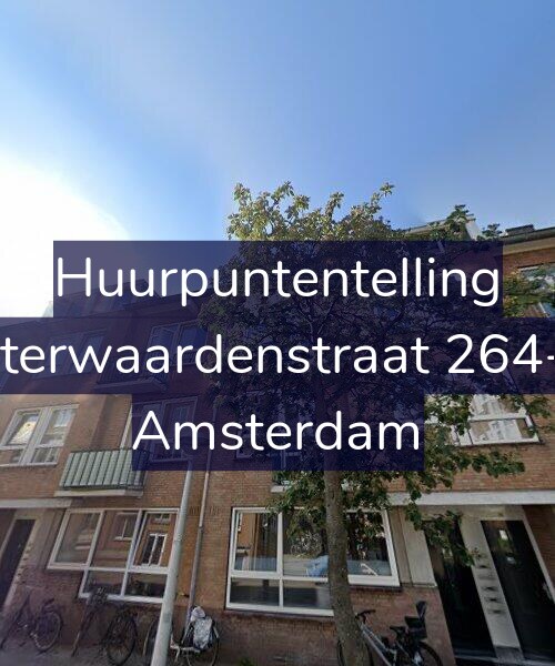 Foto gevel Huurpuntentelling voor Uiterwaardenstraat 264-H, Amsterdam