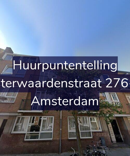 Foto gevel Huurpuntentelling voor Uiterwaardenstraat 276-1, Amsterdam