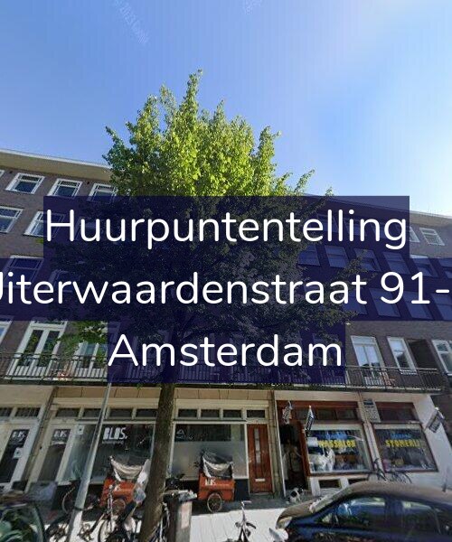 Foto gevel Huurpuntentelling voor Uiterwaardenstraat 91-1, Amsterdam