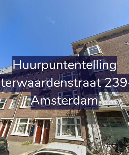 Foto gevel Huurpuntentelling voor Uiterwaardenstraat 239-1, Amsterdam