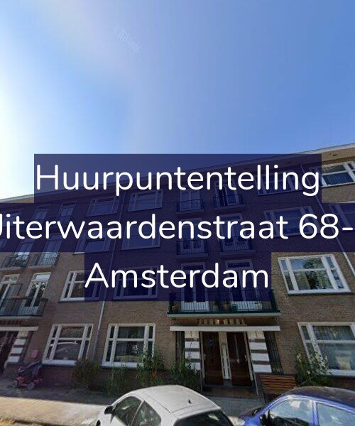 Foto gevel Huurpuntentelling voor Uiterwaardenstraat 68-1, Amsterdam