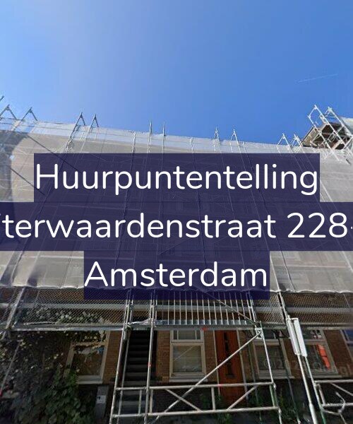 Foto gevel Huurpuntentelling voor Uiterwaardenstraat 228-2, Amsterdam