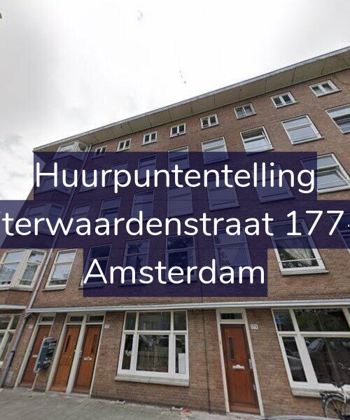 Foto gevel Huurpuntentelling voor Uiterwaardenstraat 177-3, Amsterdam