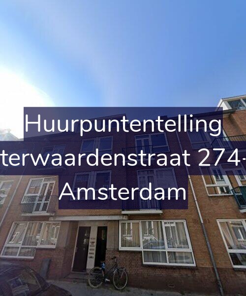 Foto gevel Huurpuntentelling voor Uiterwaardenstraat 274-H, Amsterdam