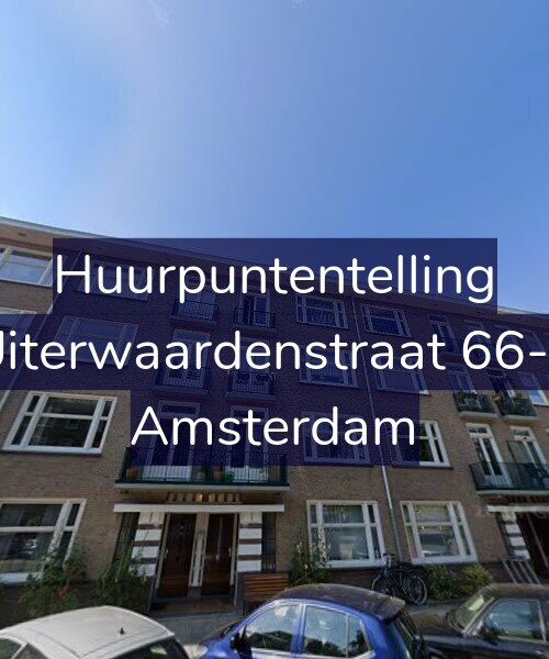 Foto gevel Huurpuntentelling voor Uiterwaardenstraat 66-2, Amsterdam