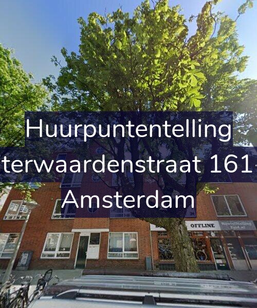 Foto gevel Huurpuntentelling voor Uiterwaardenstraat 161-1, Amsterdam