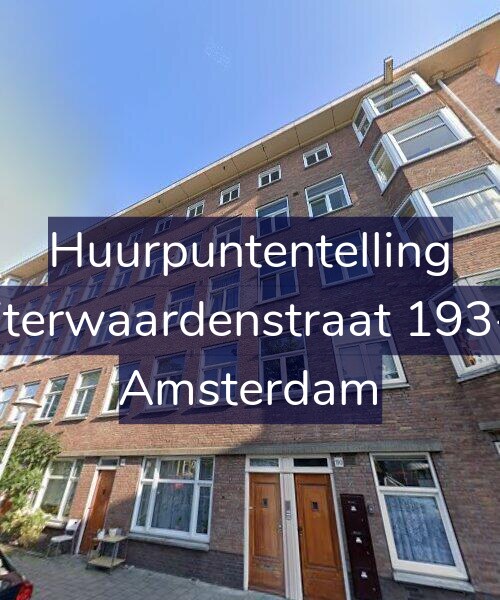 Foto gevel Huurpuntentelling voor Uiterwaardenstraat 193-3, Amsterdam