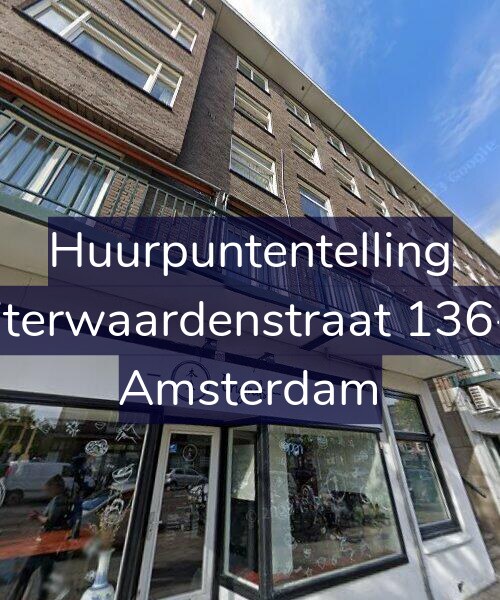 Foto gevel Huurpuntentelling voor Uiterwaardenstraat 136-1, Amsterdam
