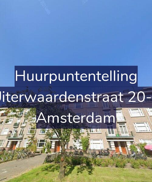Foto gevel Huurpuntentelling voor Uiterwaardenstraat 20-2, Amsterdam