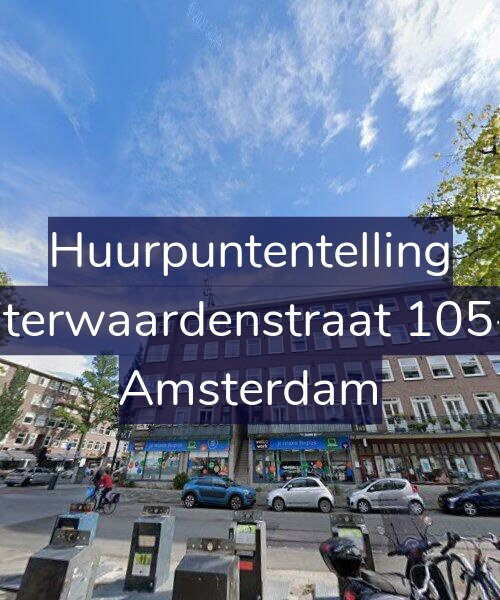 Foto gevel Huurpuntentelling voor Uiterwaardenstraat 105-3, Amsterdam