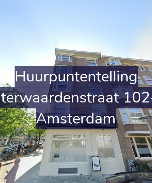 Foto gevel Huurpuntentelling voor Uiterwaardenstraat 102-2, Amsterdam