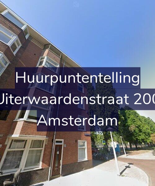 Foto gevel Huurpuntentelling voor Uiterwaardenstraat 200, Amsterdam