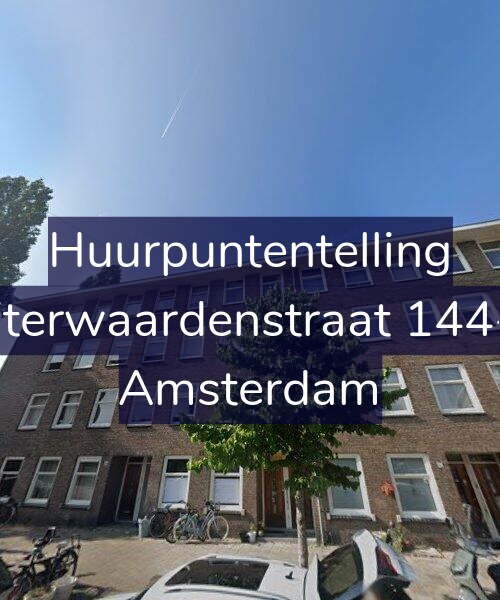 Foto gevel Huurpuntentelling voor Uiterwaardenstraat 144-3, Amsterdam