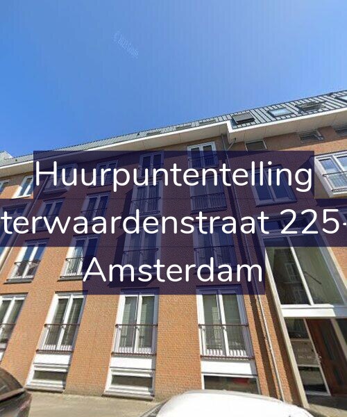 Foto gevel Huurpuntentelling voor Uiterwaardenstraat 225-A, Amsterdam