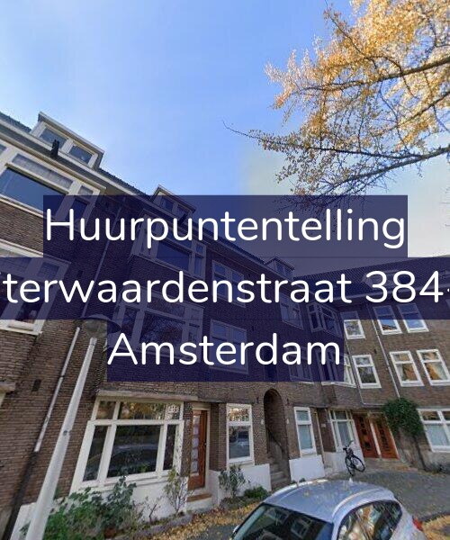 Foto gevel Huurpuntentelling voor Uiterwaardenstraat 384-2, Amsterdam