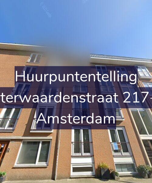 Foto gevel Huurpuntentelling voor Uiterwaardenstraat 217-B, Amsterdam