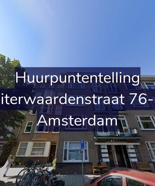 Foto gevel Huurpuntentelling voor Uiterwaardenstraat 76-H, Amsterdam