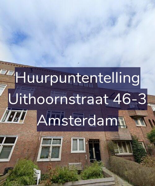 Foto gevel Huurpuntentelling voor Uithoornstraat 46-3, Amsterdam