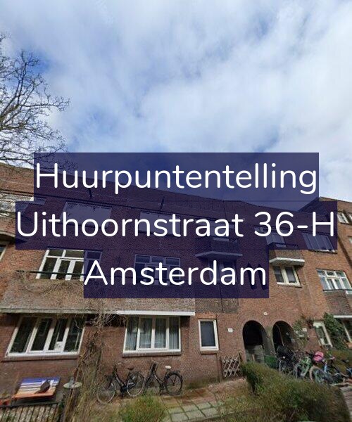 Foto gevel Huurpuntentelling voor Uithoornstraat 36-H, Amsterdam
