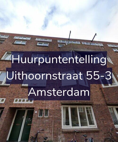 Foto gevel Huurpuntentelling voor Uithoornstraat 55-3, Amsterdam