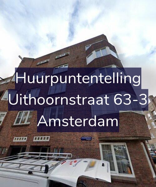 Foto gevel Huurpuntentelling voor Uithoornstraat 63-3, Amsterdam