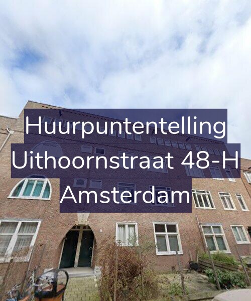 Foto gevel Huurpuntentelling voor Uithoornstraat 48-H, Amsterdam