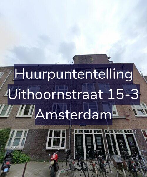 Foto gevel Huurpuntentelling voor Uithoornstraat 15-3, Amsterdam
