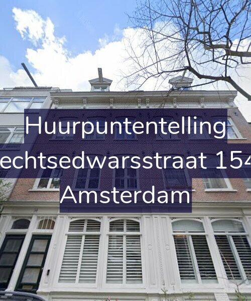 Foto gevel Huurpuntentelling voor Utrechtsedwarsstraat 154-H, Amsterdam