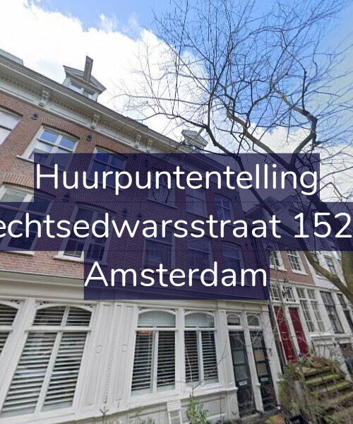 Foto gevel Huurpuntentelling voor Utrechtsedwarsstraat 152-1A, Amsterdam