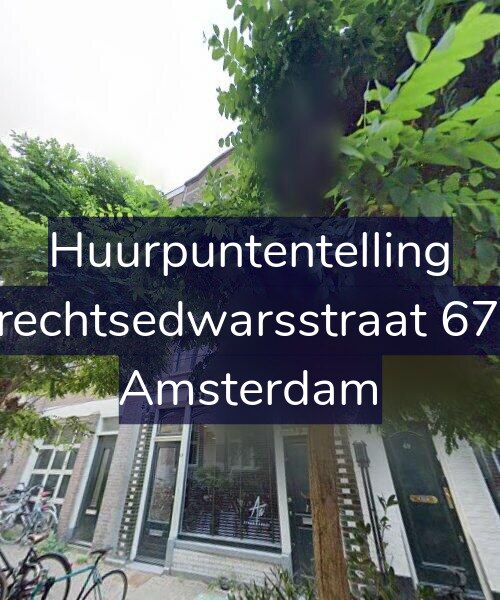 Foto gevel Huurpuntentelling voor Utrechtsedwarsstraat 67-H, Amsterdam
