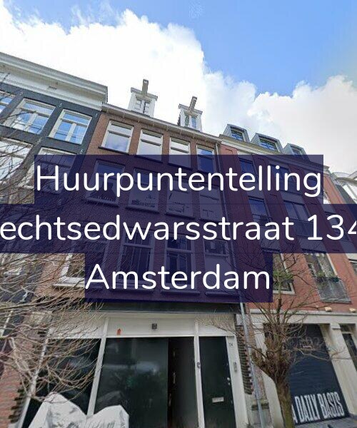 Foto gevel Huurpuntentelling voor Utrechtsedwarsstraat 134-D, Amsterdam