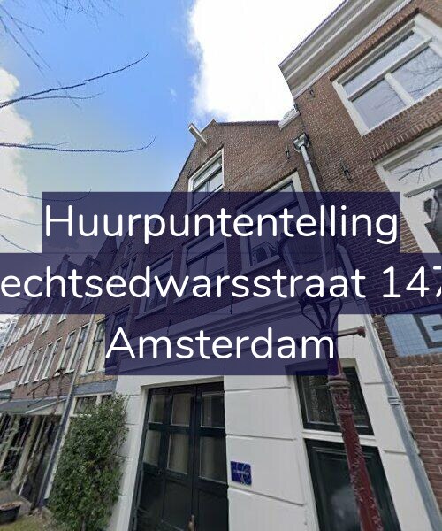 Foto gevel Huurpuntentelling voor Utrechtsedwarsstraat 147-C, Amsterdam