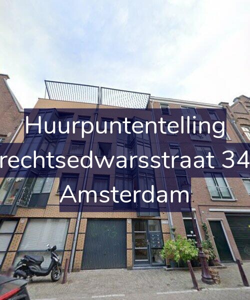 Foto gevel Huurpuntentelling voor Utrechtsedwarsstraat 34-C, Amsterdam