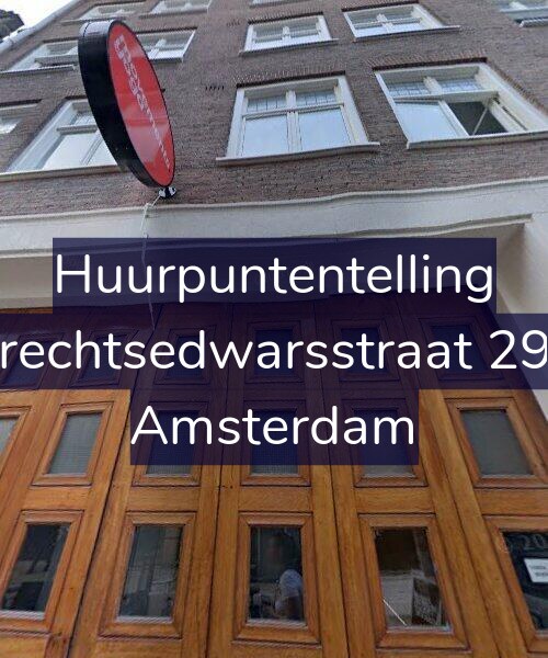 Foto gevel Huurpuntentelling voor Utrechtsedwarsstraat 29-2, Amsterdam