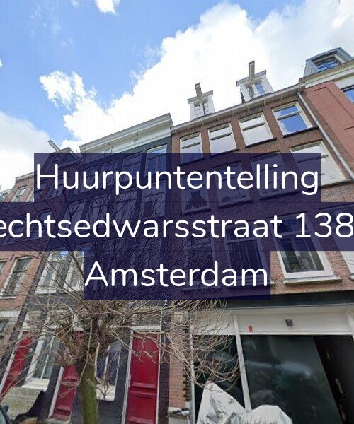 Foto gevel Huurpuntentelling voor Utrechtsedwarsstraat 138-2R, Amsterdam