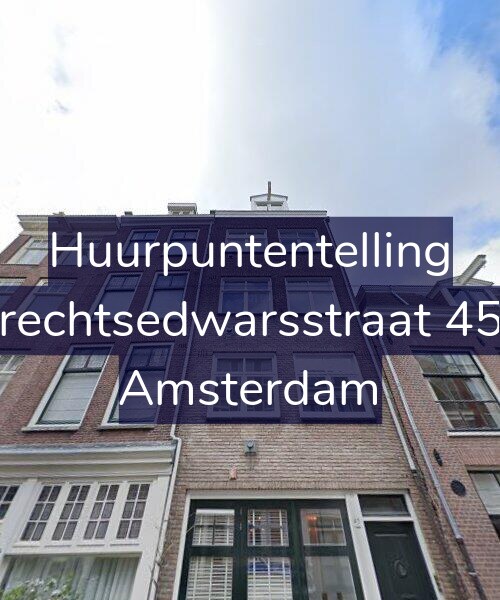 Foto gevel Huurpuntentelling voor Utrechtsedwarsstraat 45-2, Amsterdam