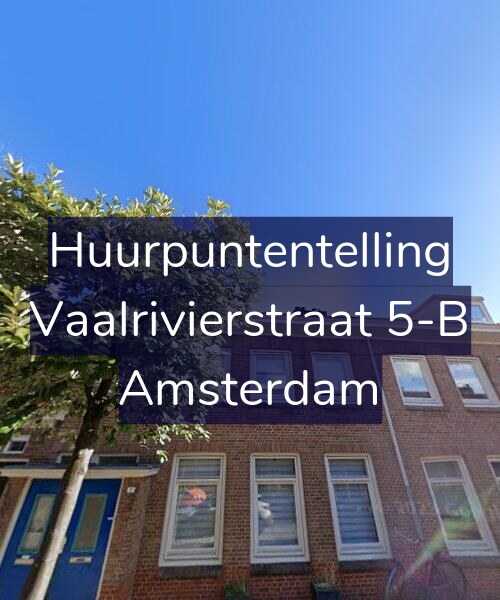 Foto gevel Huurpuntentelling voor Vaalrivierstraat 5-B, Amsterdam