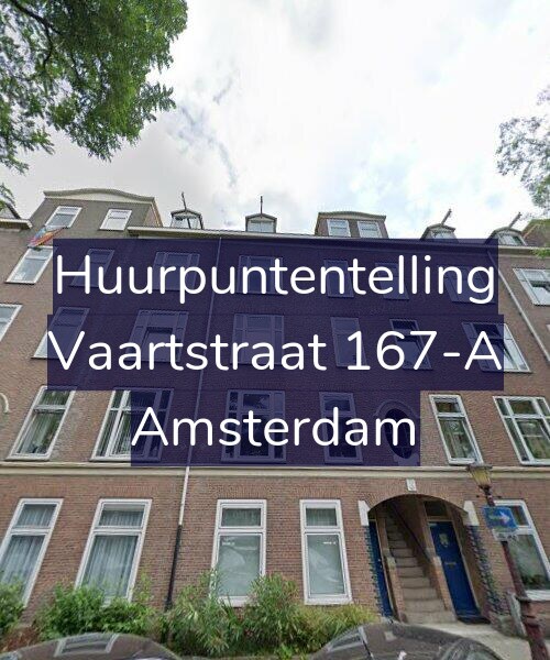 Foto gevel Huurpuntentelling voor Vaartstraat 167-A, Amsterdam