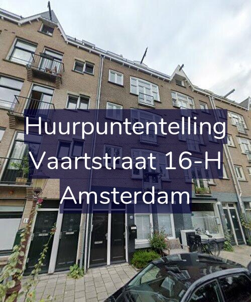 Foto gevel Huurpuntentelling voor Vaartstraat 16-H, Amsterdam
